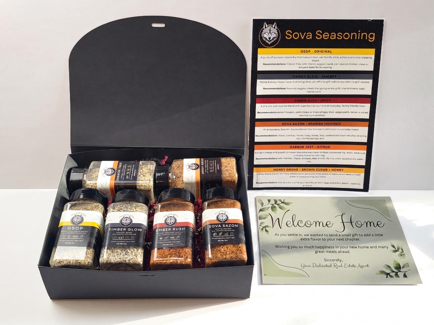 Sova Seasoning Gift Box | Complete Flavor Collection | Premium Gift Set