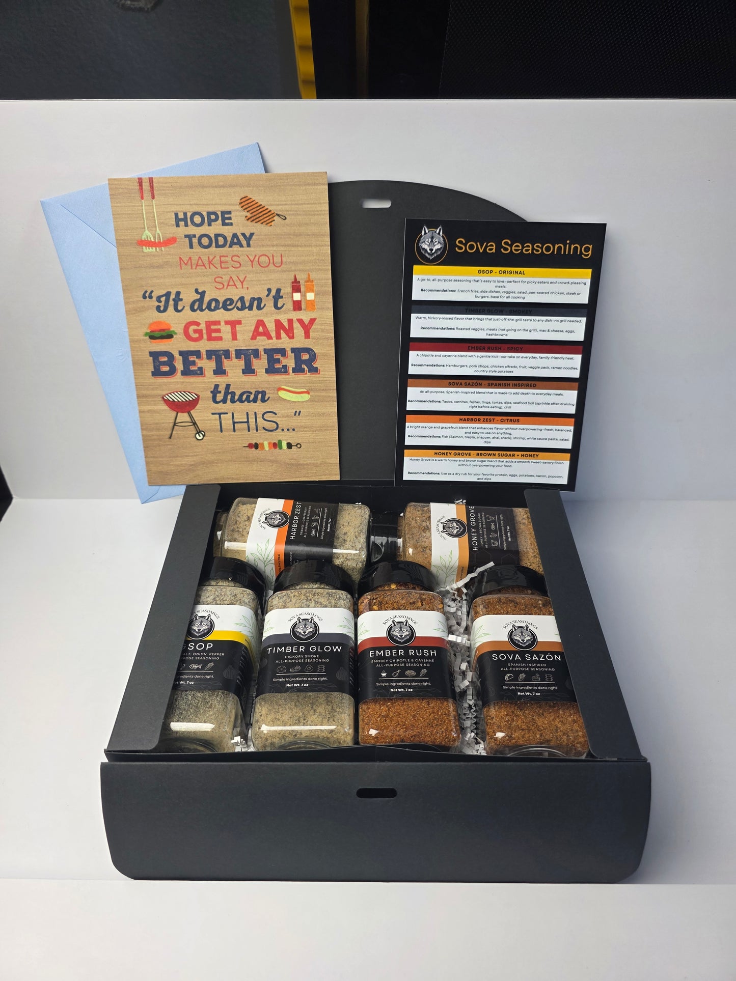 Sova Seasoning Gift Box |Father's Day | Complete Flavor Collection | Premium Gift Set