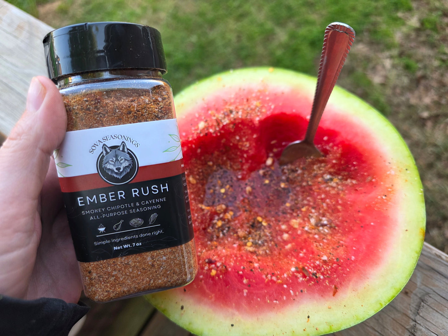 Ember Rush | All-Purpose, Chipotle Cayenne Seasoning | Bold Heat Blend